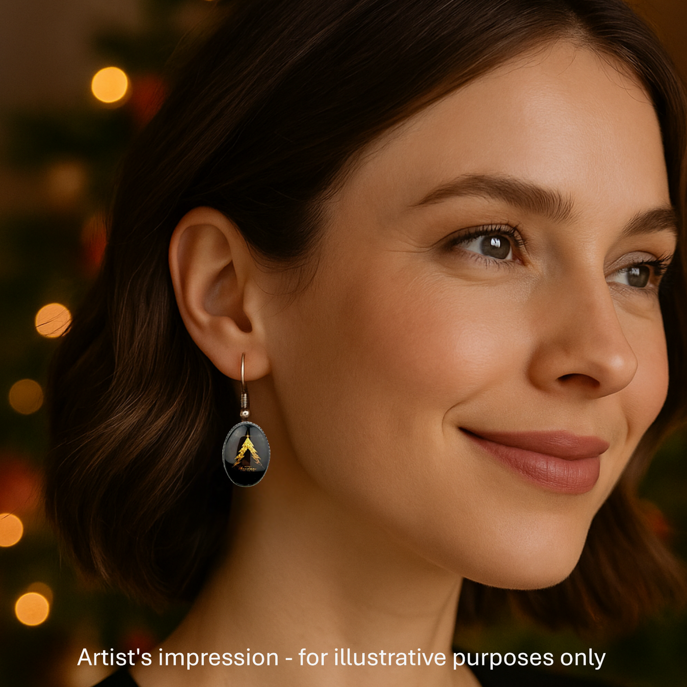 Merry Christmas Tree Drops Sunbaked Lizard Jewellery & Gifts