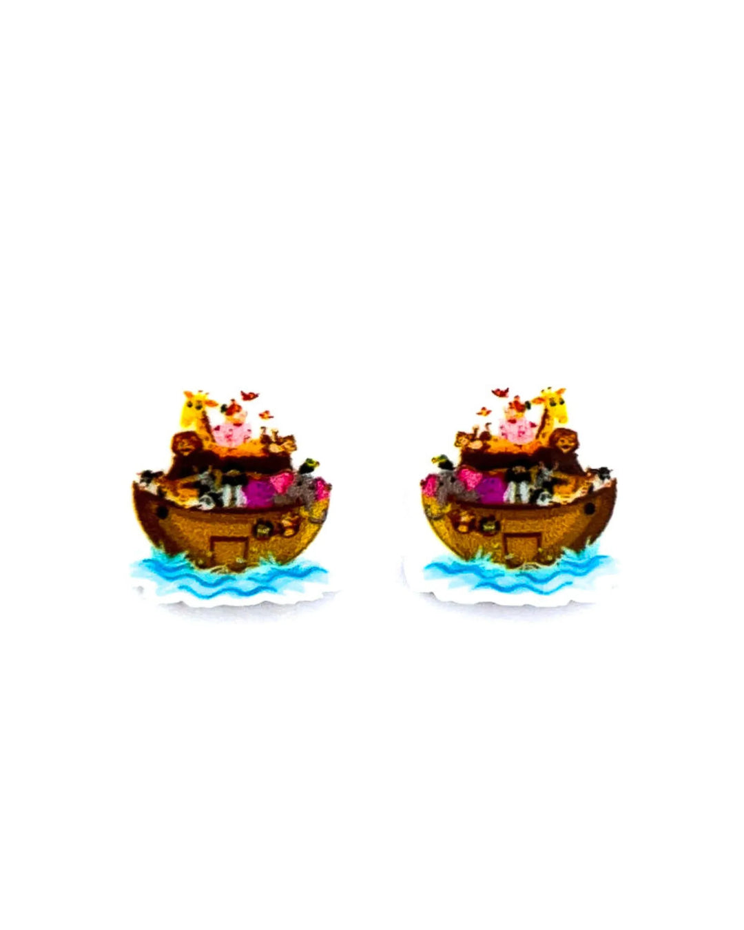 Noah's Ark Studs Sunbaked Lizard Jewellery & Gifts