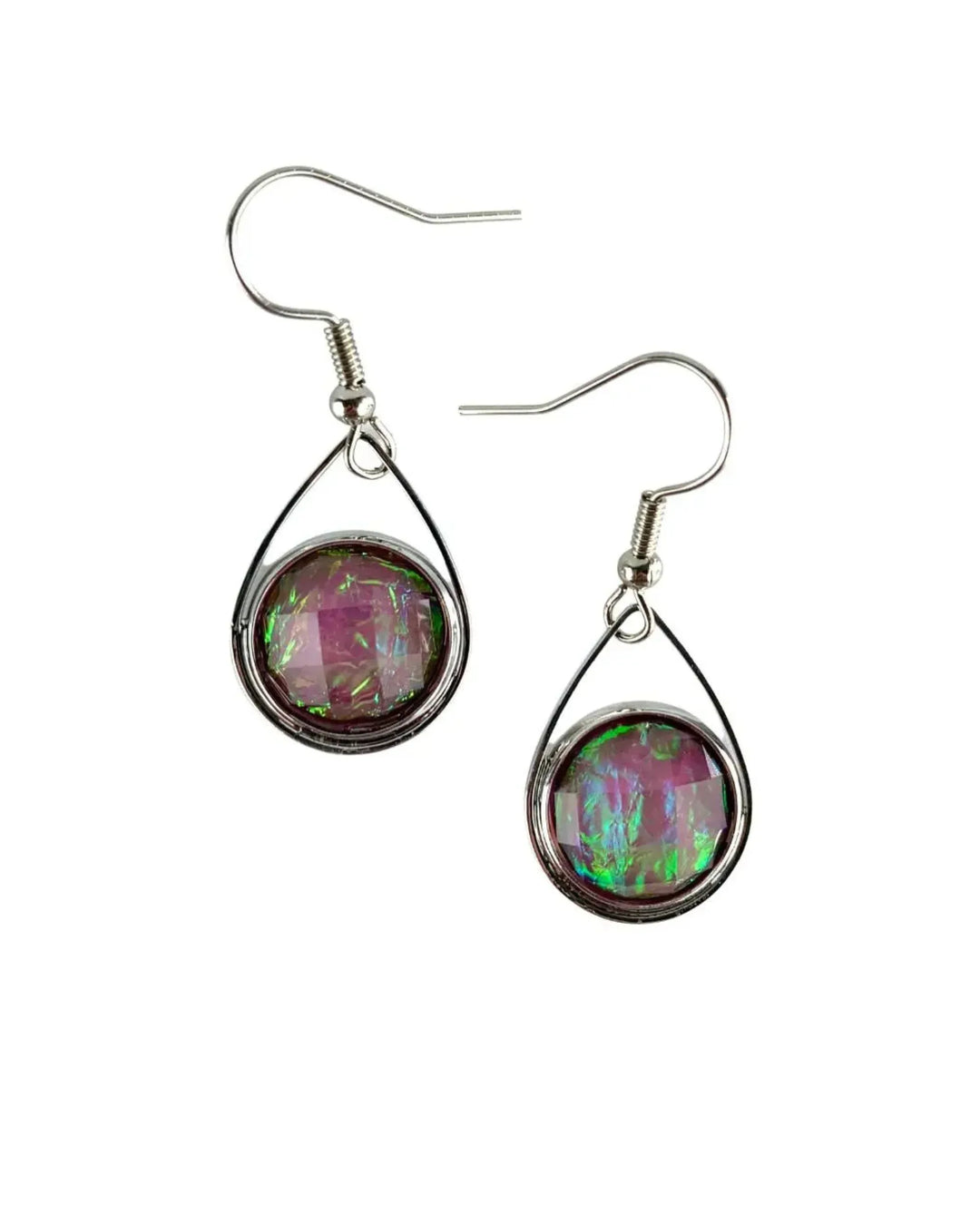 Opal Look Teardrop Drops - 6 Colours Sunbaked Lizard Jewellery &amp; Gifts