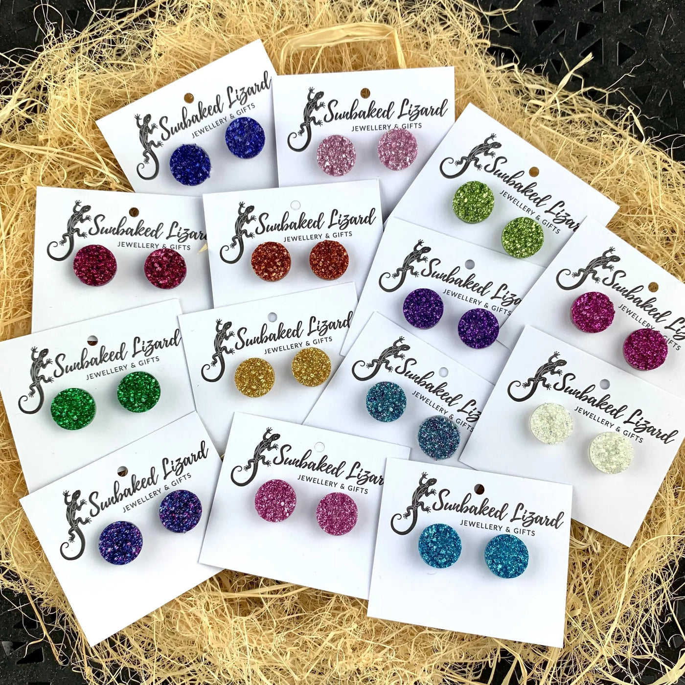Ore Style Stud Earrings - 13 Colours