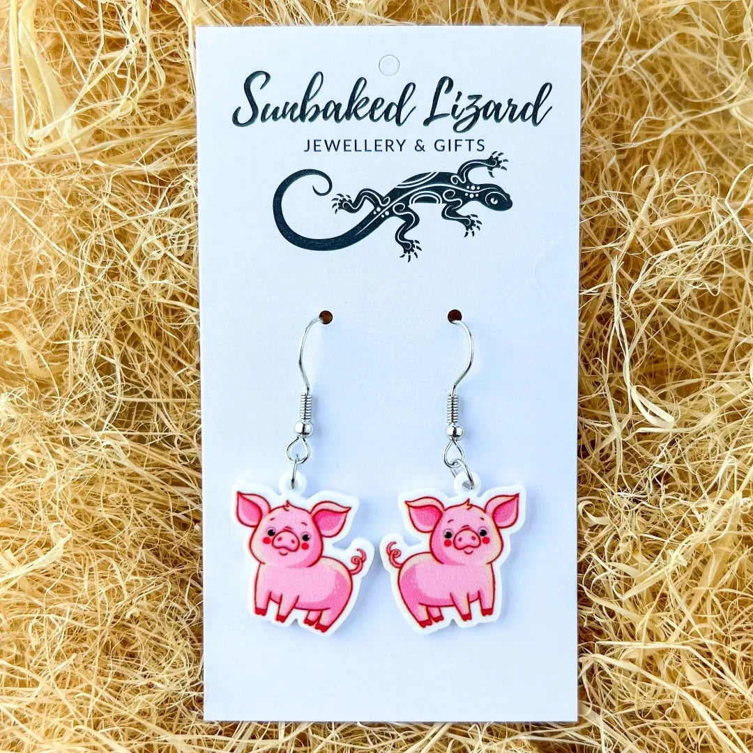 Peggy the Pig Drops Sunbaked Lizard Jewellery &amp; Gifts