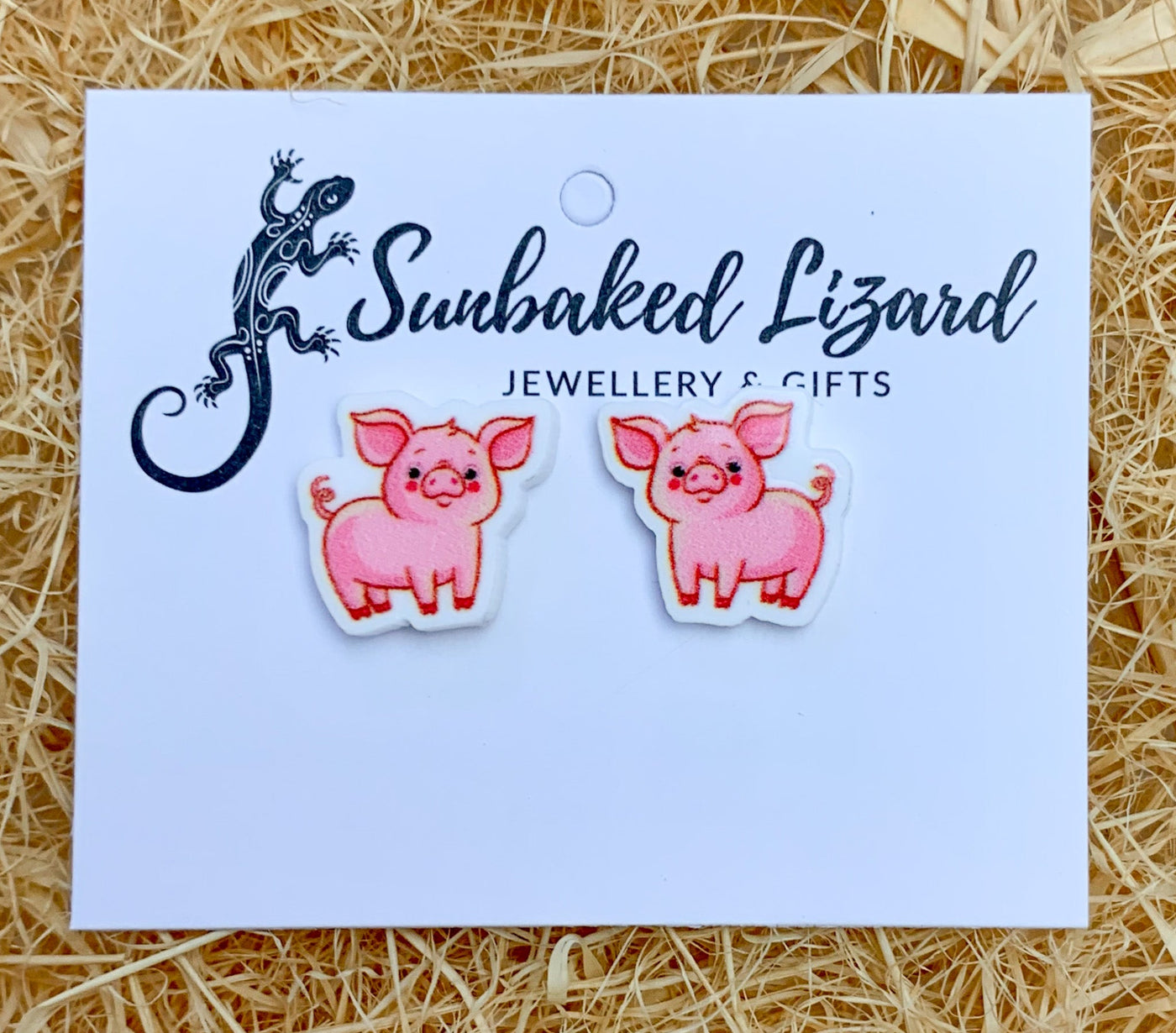 Peggy the Pig Studs