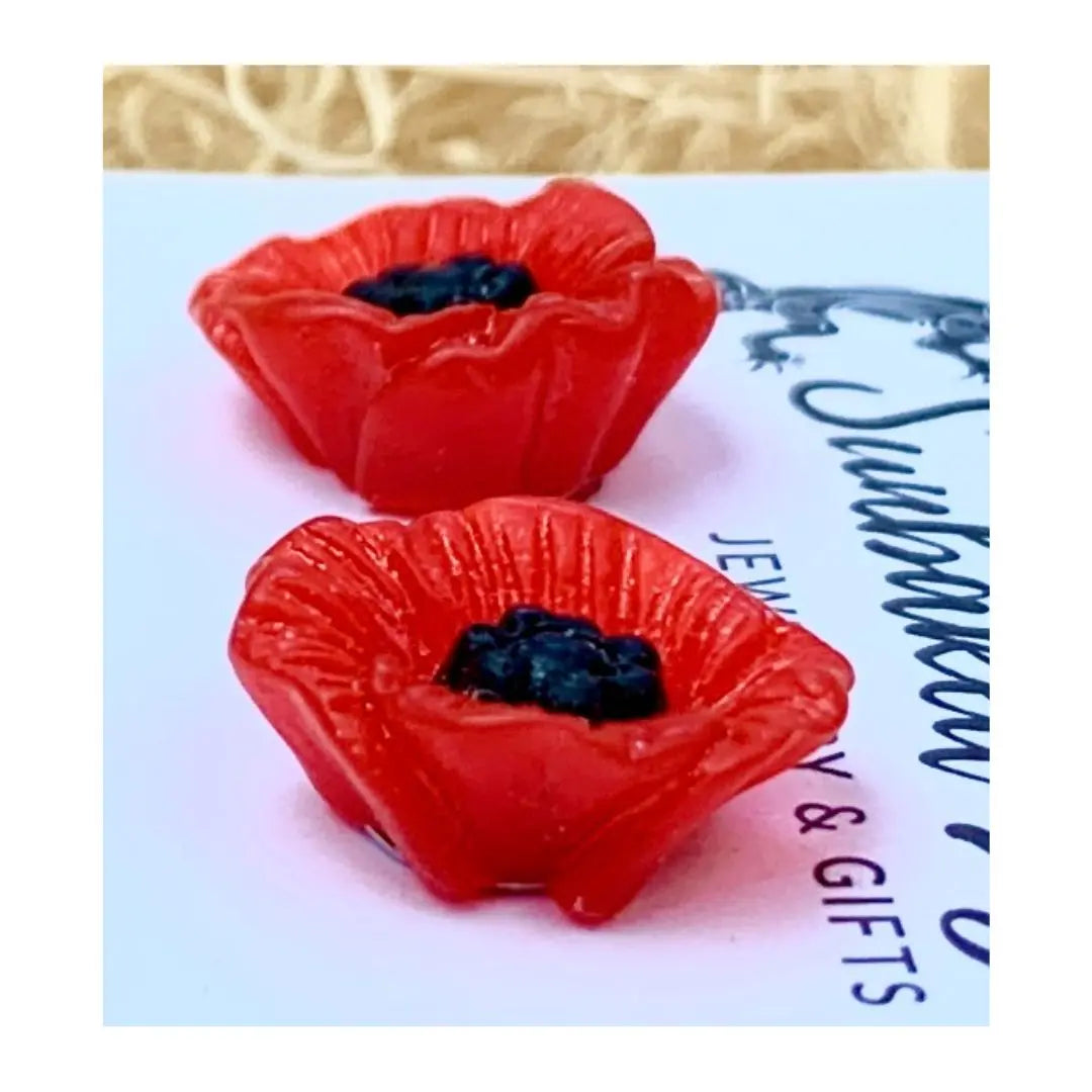 Petite Poppy Stud Earrings