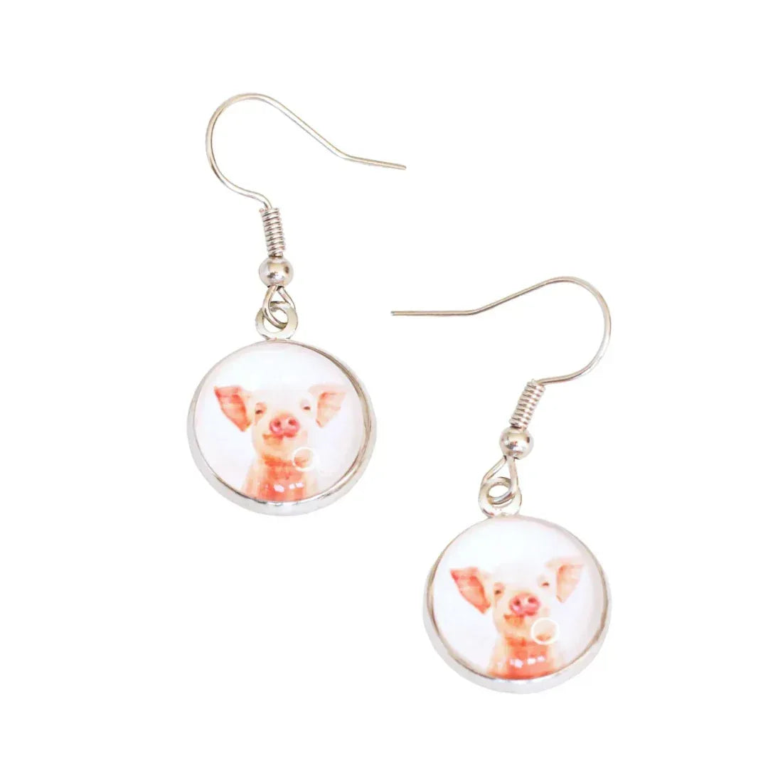 Pink Piglet Drops Sunbaked Lizard Jewellery & Gifts