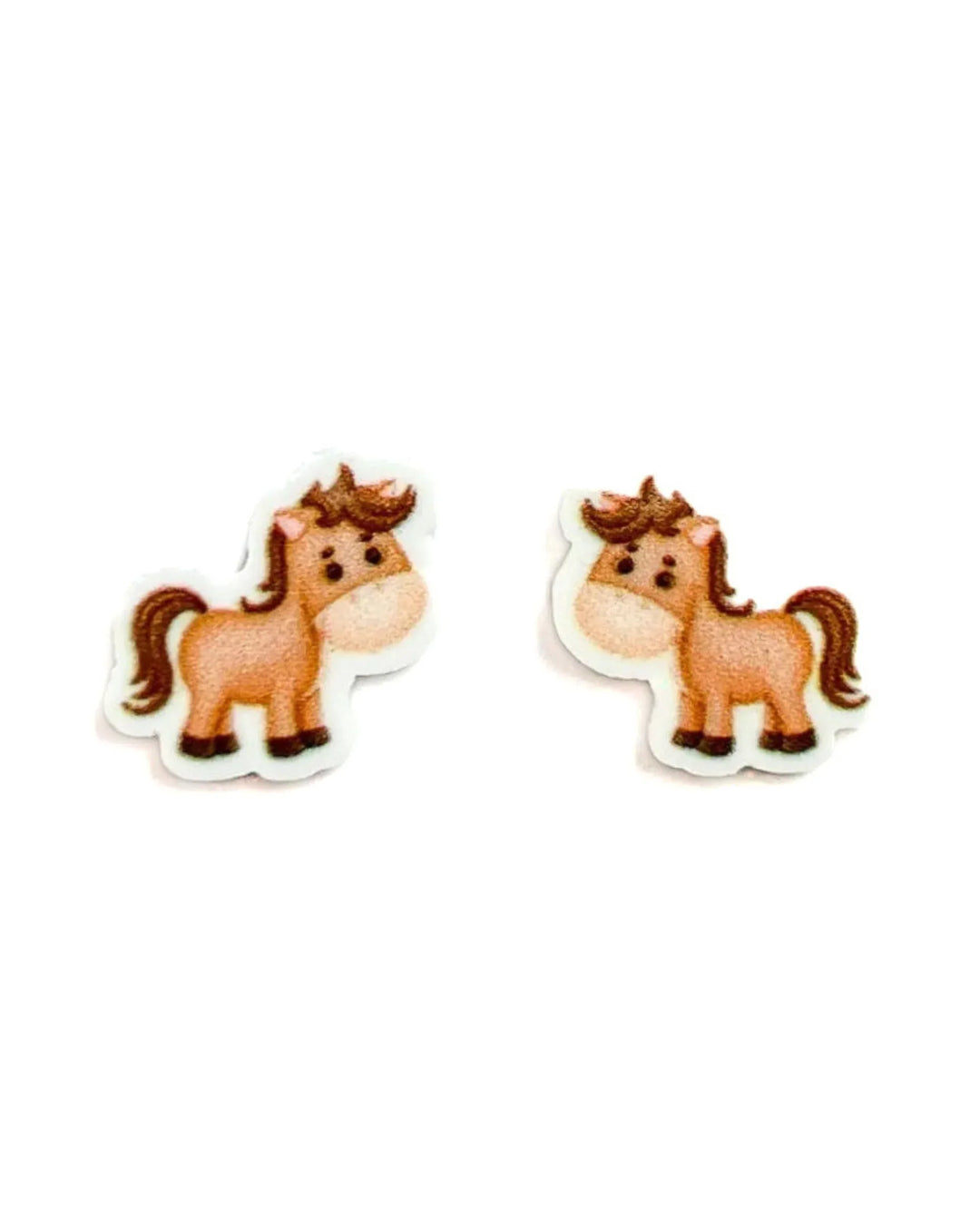 Prue the Pony Stud Earrings Sunbaked Lizard Jewellery & Gifts