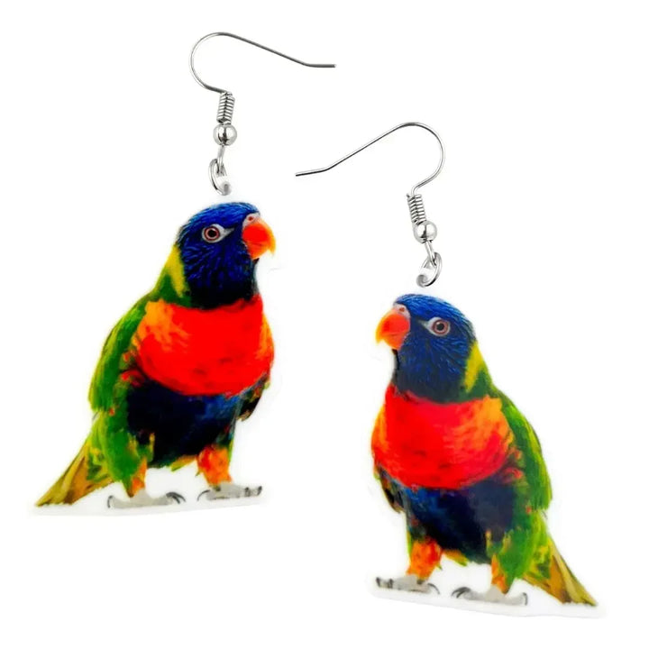 Rainbow Lorikeet Drops Sunbaked Lizard Jewellery &amp; Gifts