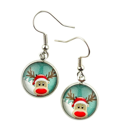 Reindeer Drop Earrings