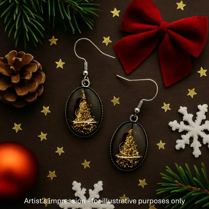 Shimmering Christmas Tree Drops Sunbaked Lizard Jewellery &amp; Gifts