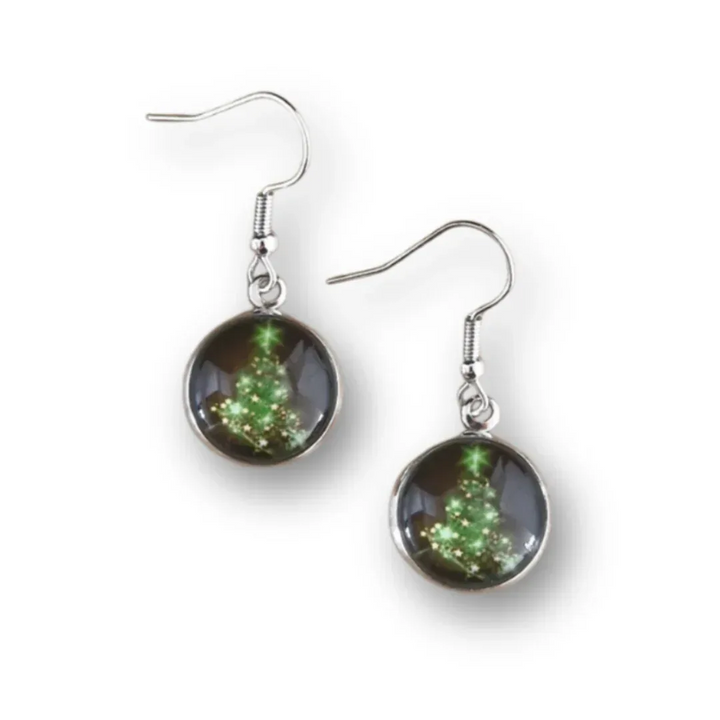 Sparkling Christmas Tree Drops - 2 colour options Sunbaked Lizard Jewellery &amp; Gifts