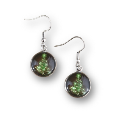 Sparkling Christmas Tree Drops - 2 colour options Sunbaked Lizard Jewellery & Gifts