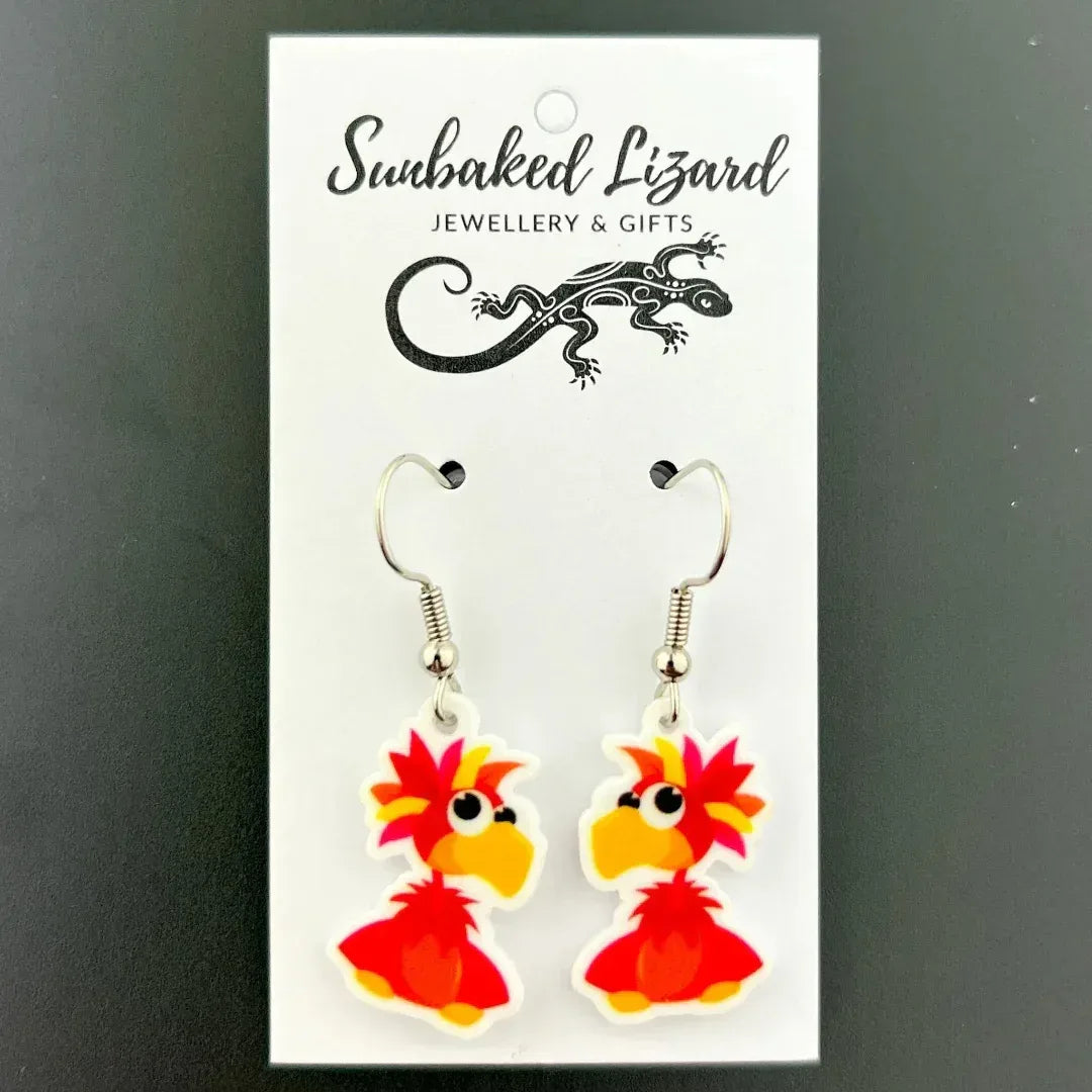 Spike the Parrot Drops - 2 Variants Sunbaked Lizard Jewellery &amp; Gifts