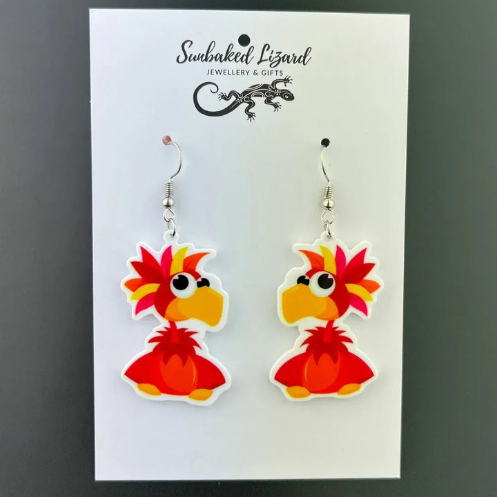 Spike the Parrot Drops - 2 Variants Sunbaked Lizard Jewellery &amp; Gifts