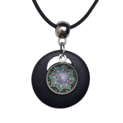 Starburst Mandala Layered Pendant Sunbaked Lizard Jewellery & Gifts