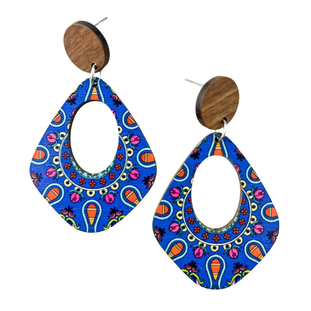 Timber Pattern Dangles