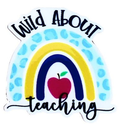 Wild About Teaching Brooch