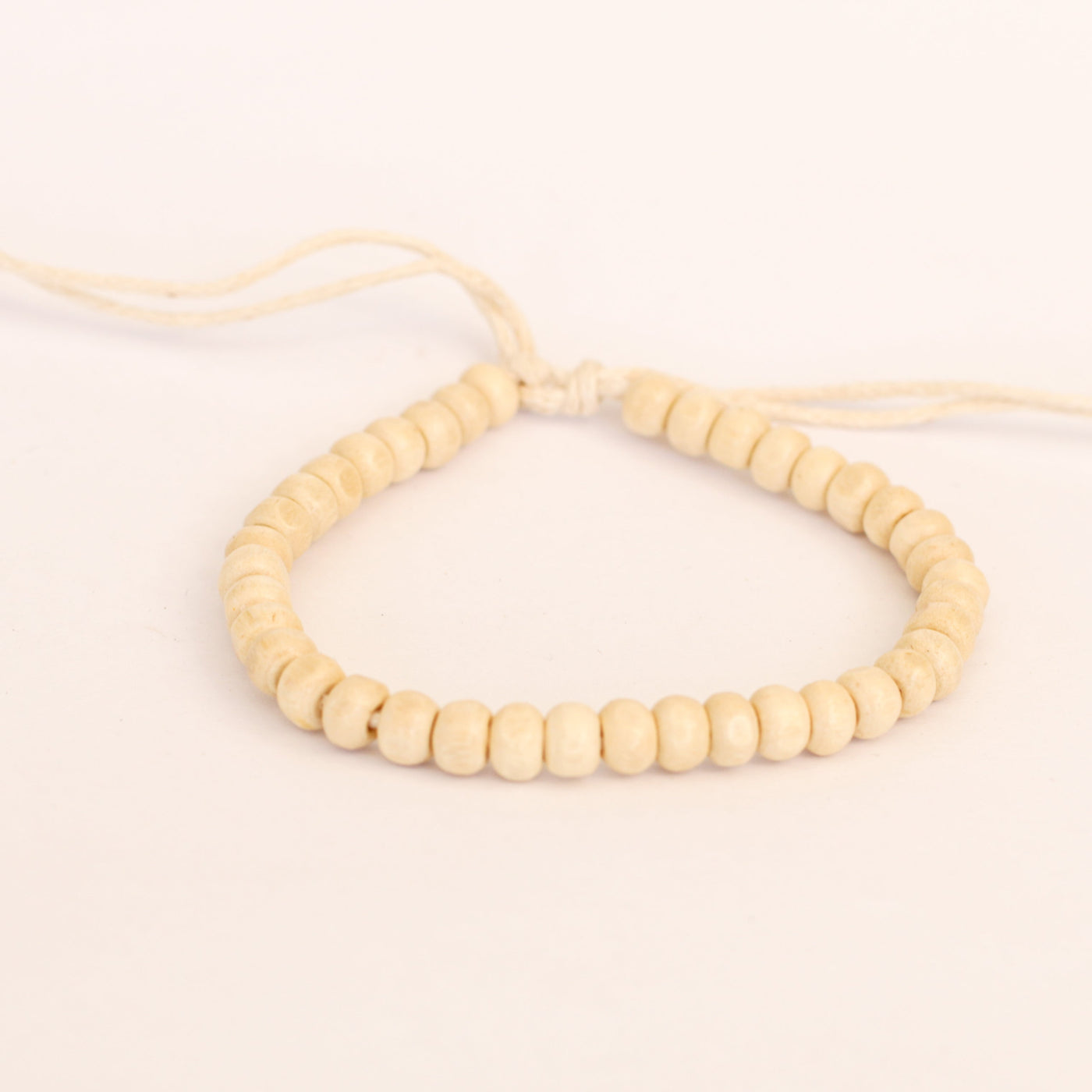 Wooden Beaded Bracelet- Four Colours to Choose from.