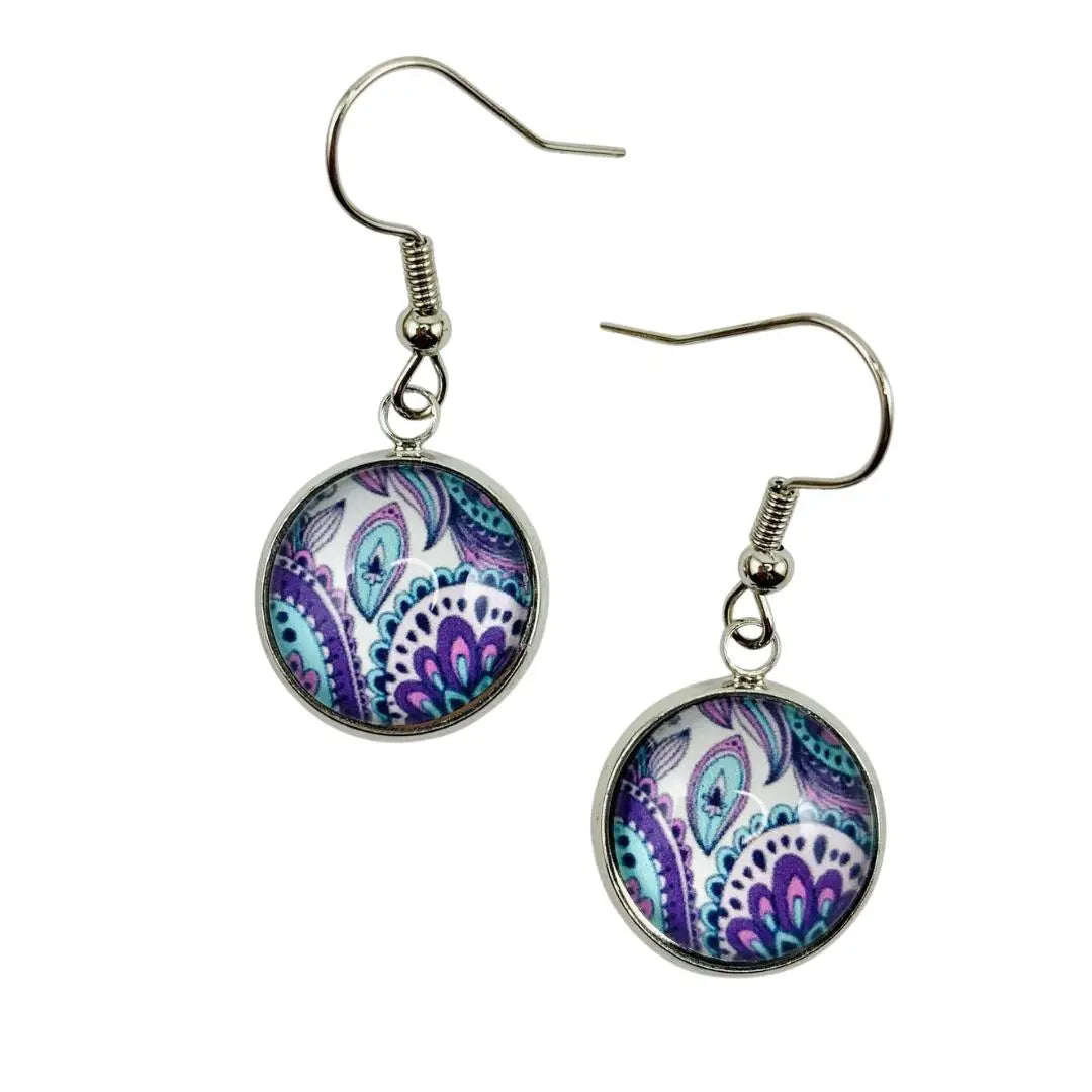 Arty Patterned Dangle Earrings - 8 Designs
