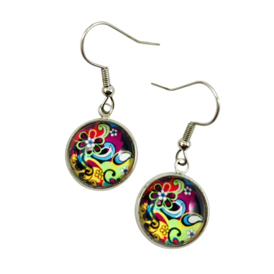 Arty Patterned Dangle Earrings - 8 Designs