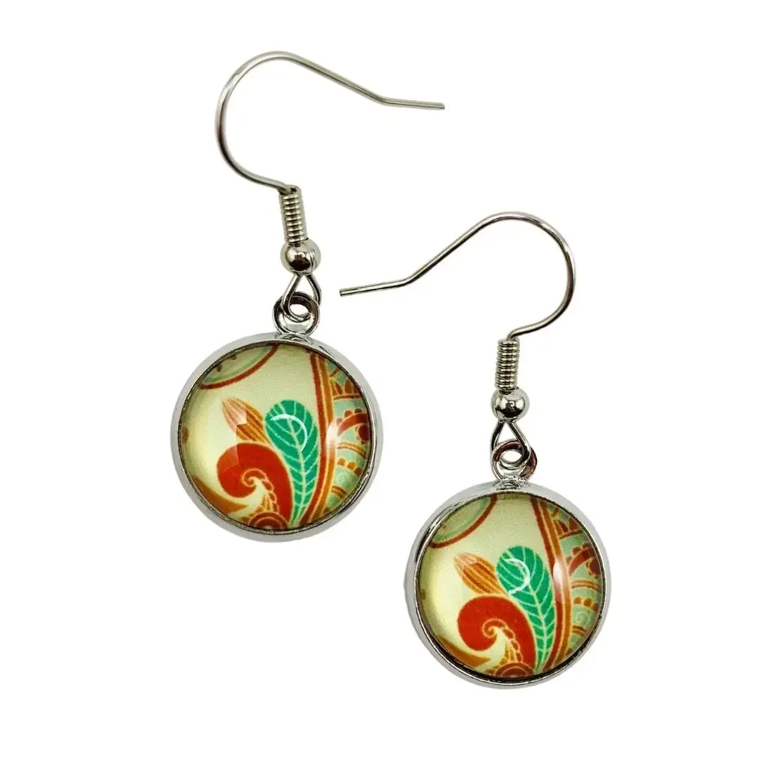 Arty Patterned Dangle Earrings - 8 Designs Sunbaked Lizard Jewellery & Gifts
