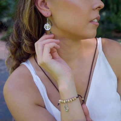 Bull Skull Drop Earrings