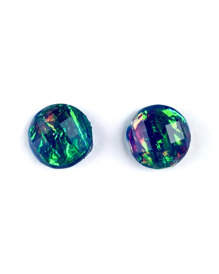 Coloured Opal Earrings - 6 Colours Sunbaked Lizard Jewellery &amp; Gifts