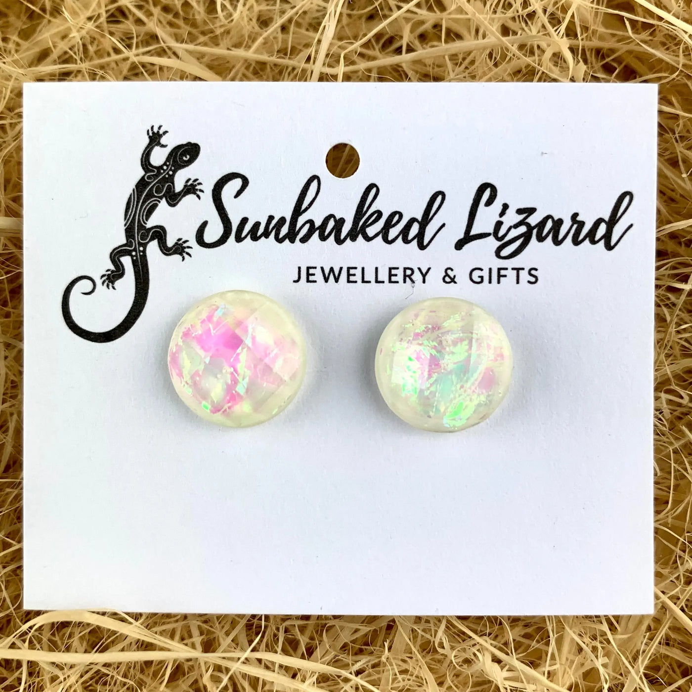 Coloured Opal Earrings - 6 Colours