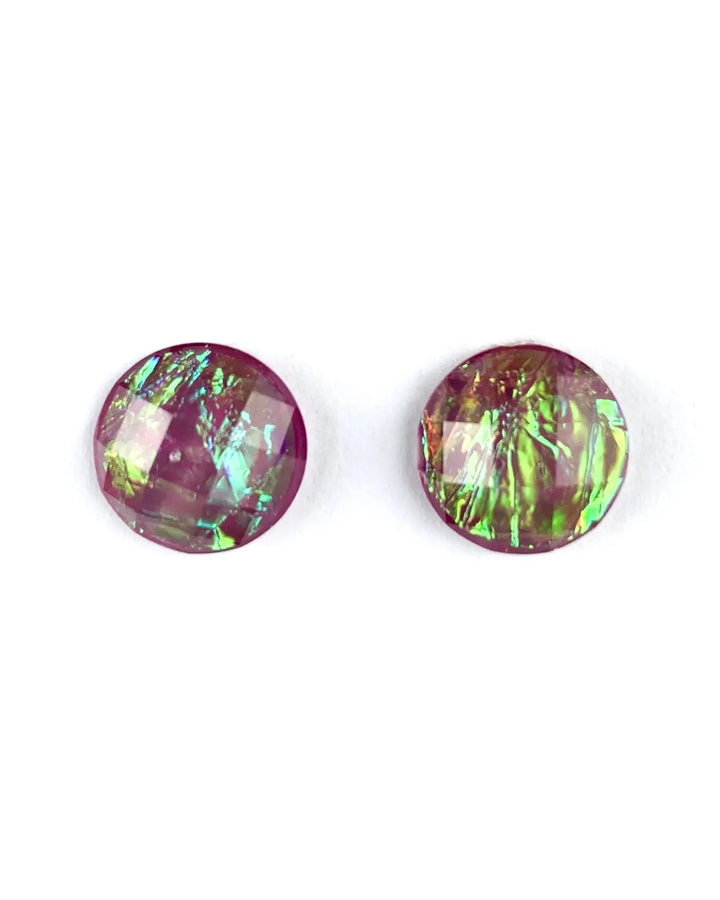 Coloured Opal Earrings - 6 Colours Sunbaked Lizard Jewellery &amp; Gifts