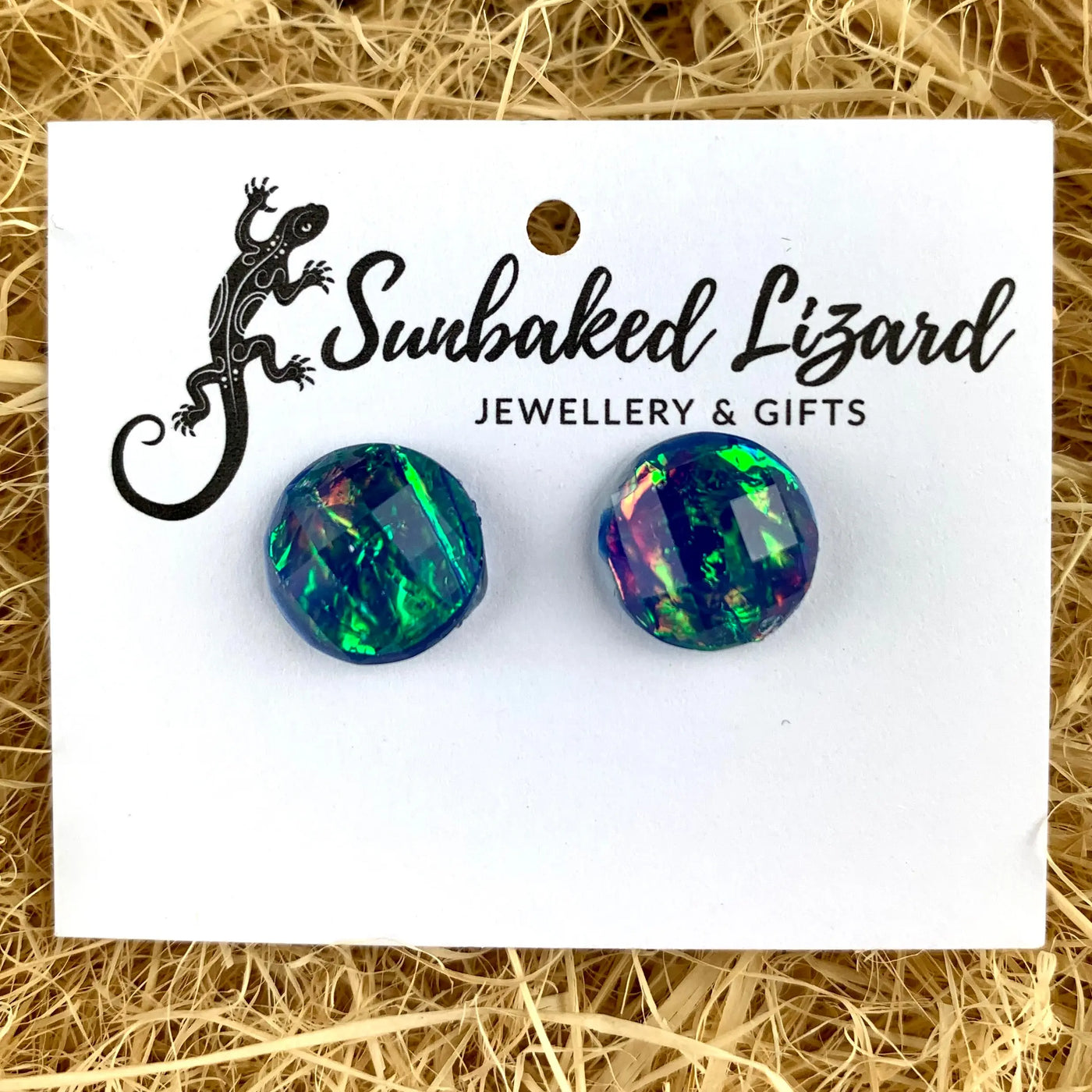 Coloured Opal Earrings - 6 Colours
