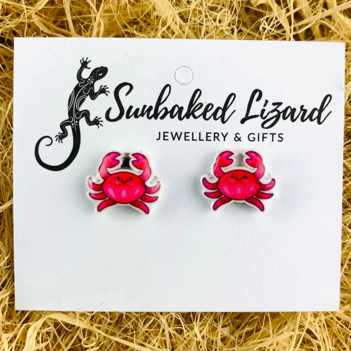 Crazy Cute Crab Earrings