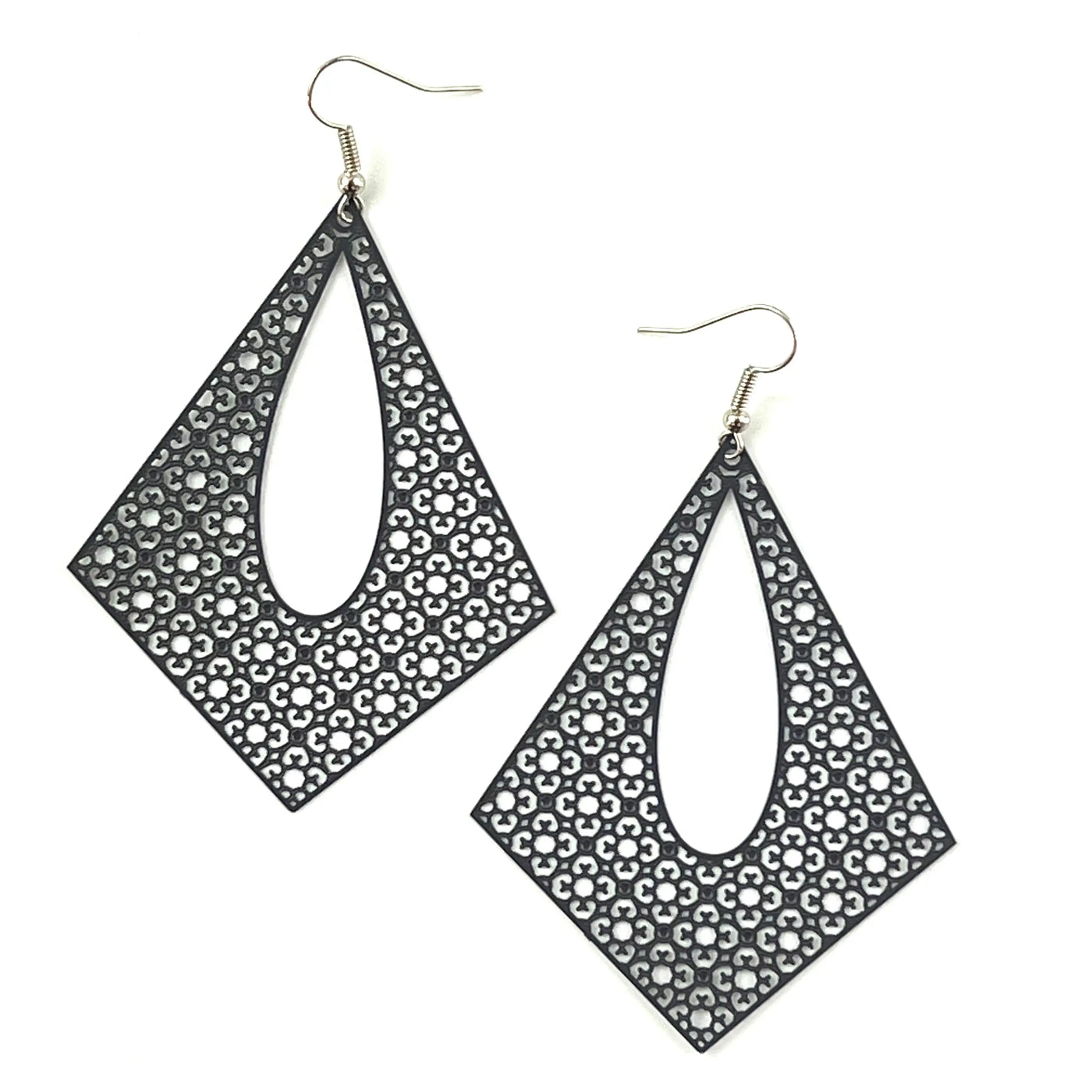 Filigree Diamond Statement Drops- 10 Colours