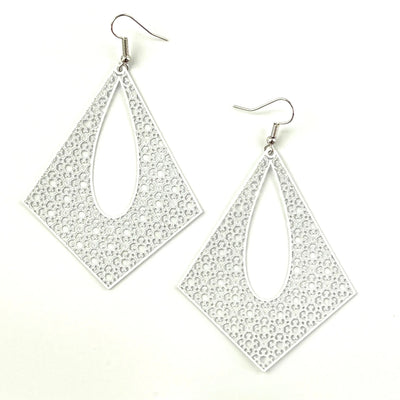 Filigree Diamond Statement Drops- 10 Colours