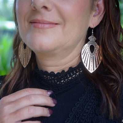 Filigree Queen Statement Drops- 8 Colours