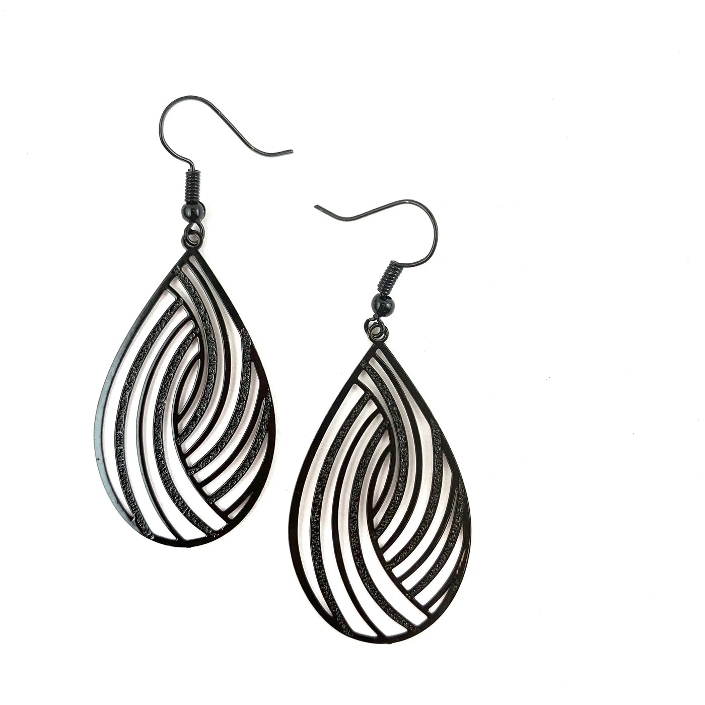 Filigree Teardrop Dangles - 4 Colours