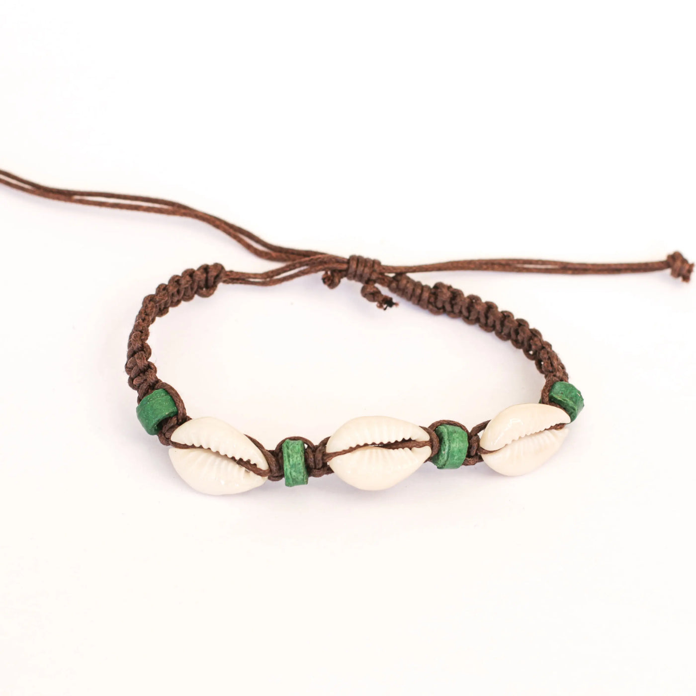 Natural Cowrie Shell/Beaded Bracelets- Two Colours