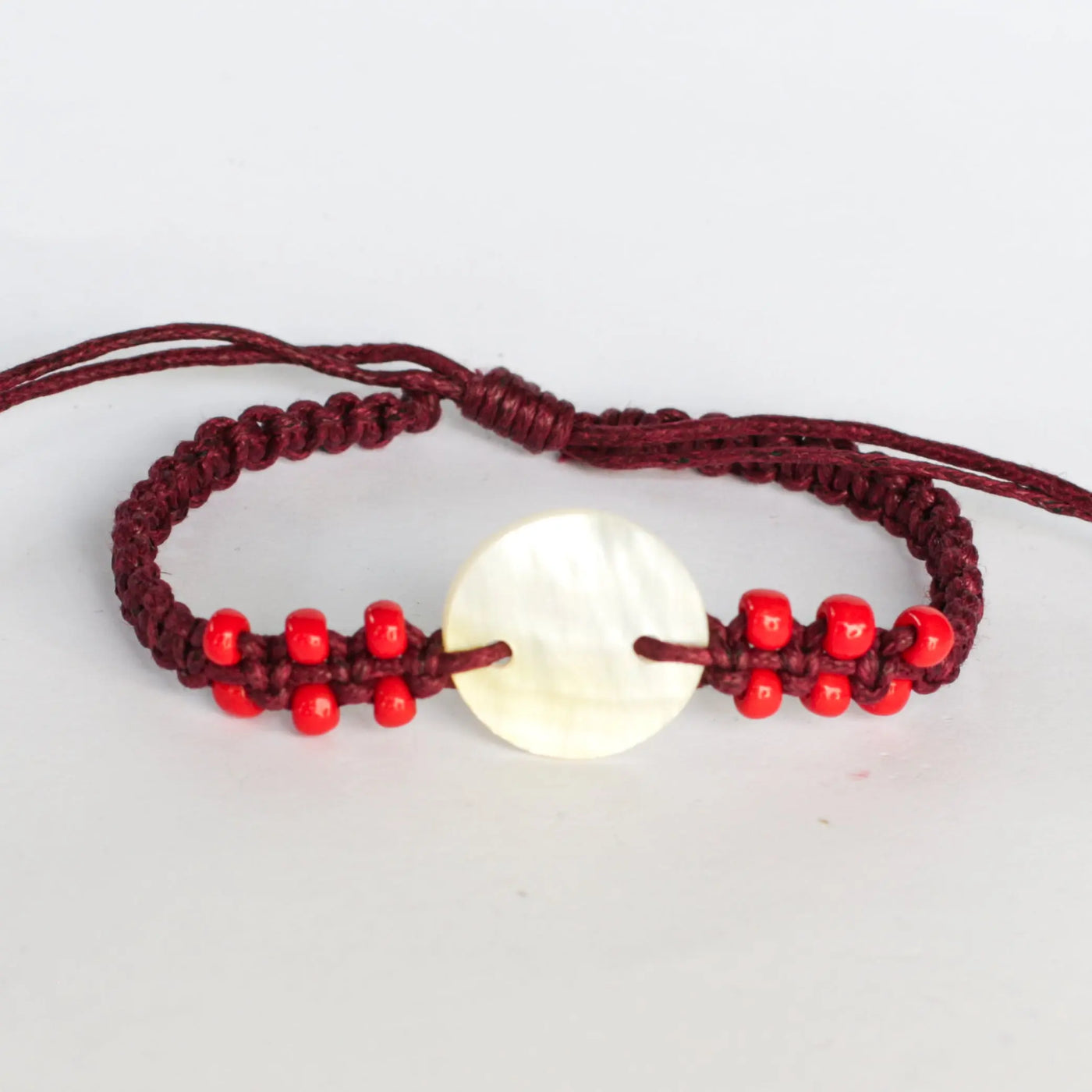 Natural Shell Beaded Bracelet- 2 Colours