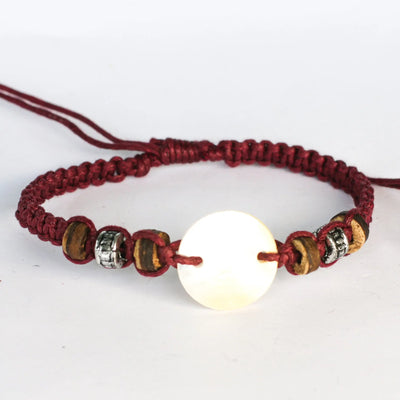 Natural Shell Beaded Bracelet- Four Colours