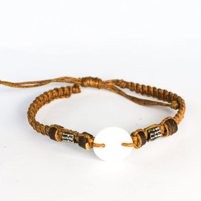 Natural Shell Beaded Bracelet- Four Colours