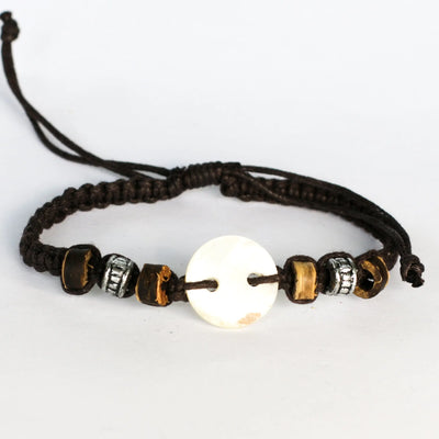 Natural Shell Beaded Bracelet- Four Colours