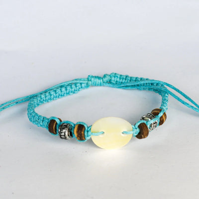 Natural Shell Beaded Bracelet- Four Colours