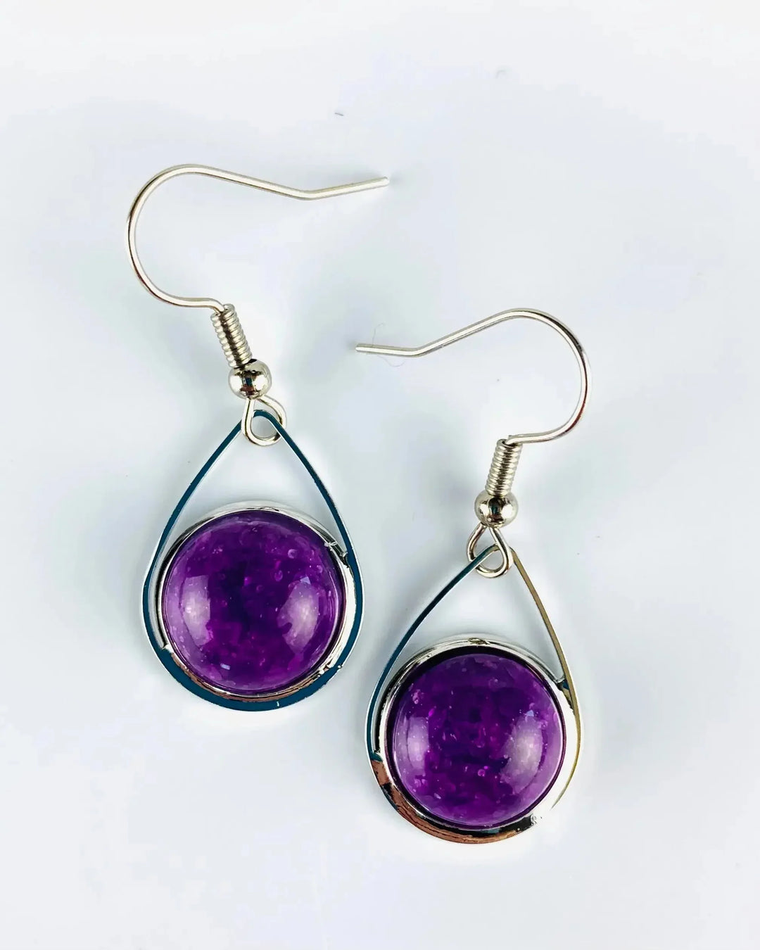 Purple Stone Earrings Sunbaked Lizard Jewellery & Gifts