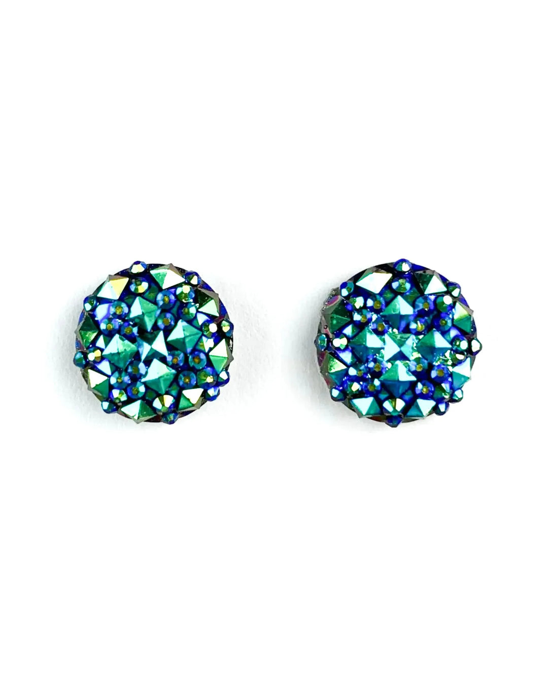 Sparkle Round Earrings- 6 Colours Sunbaked Lizard Jewellery &amp; Gifts