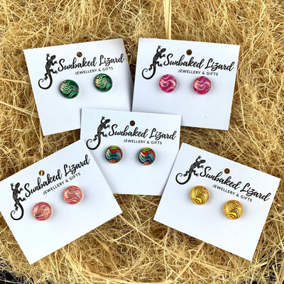 Swirl Earrings - 6 Colours