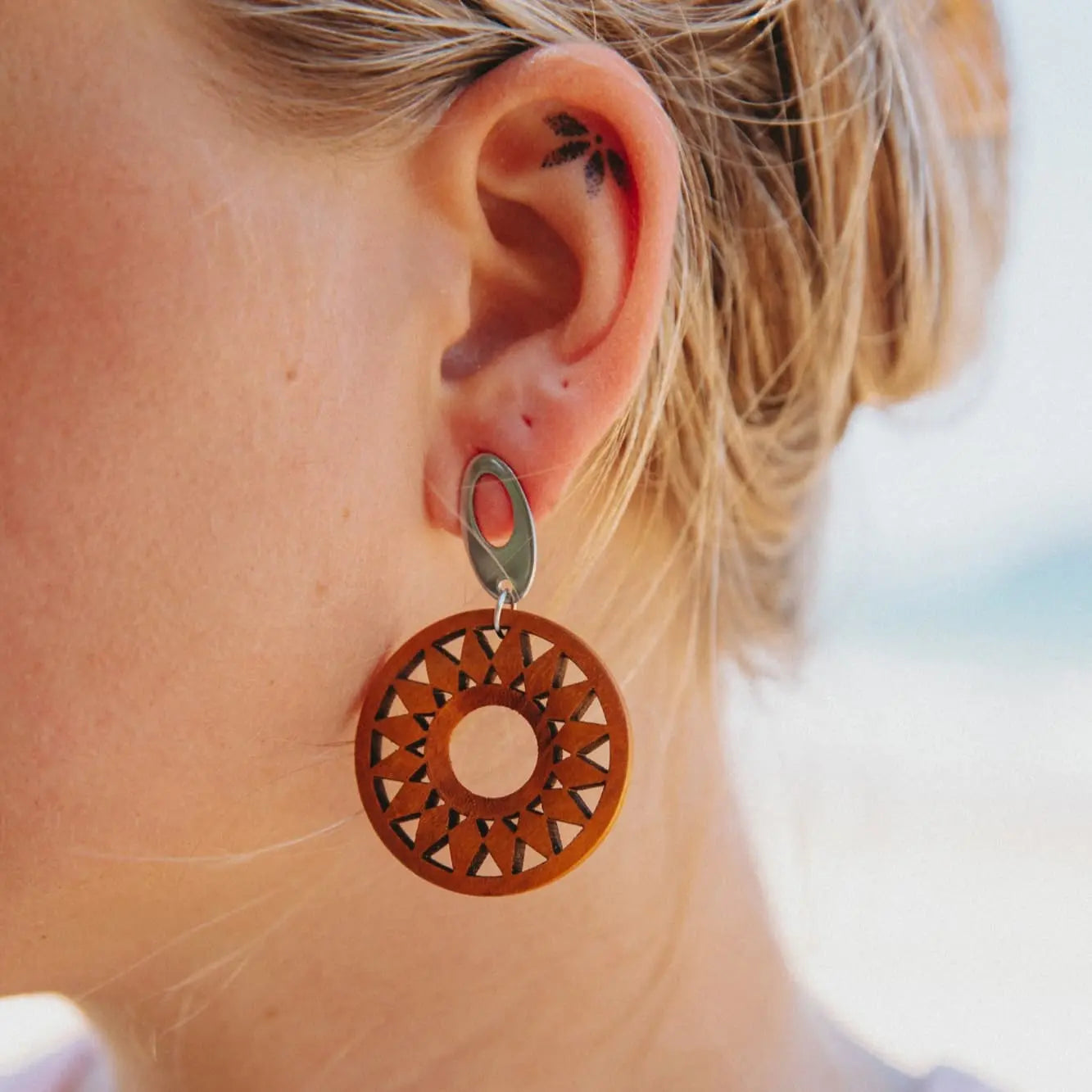 Timber Sun Pendant Drops