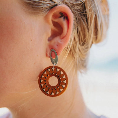 Timber Sun Pendant Drops