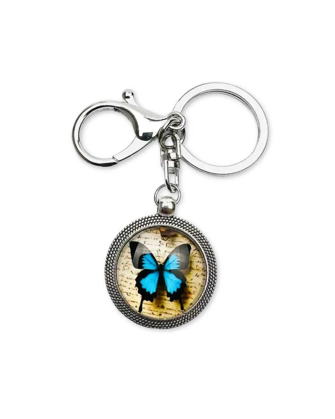 Ulysses Butterfly Keyring Sunbaked Lizard Jewellery & Gifts
