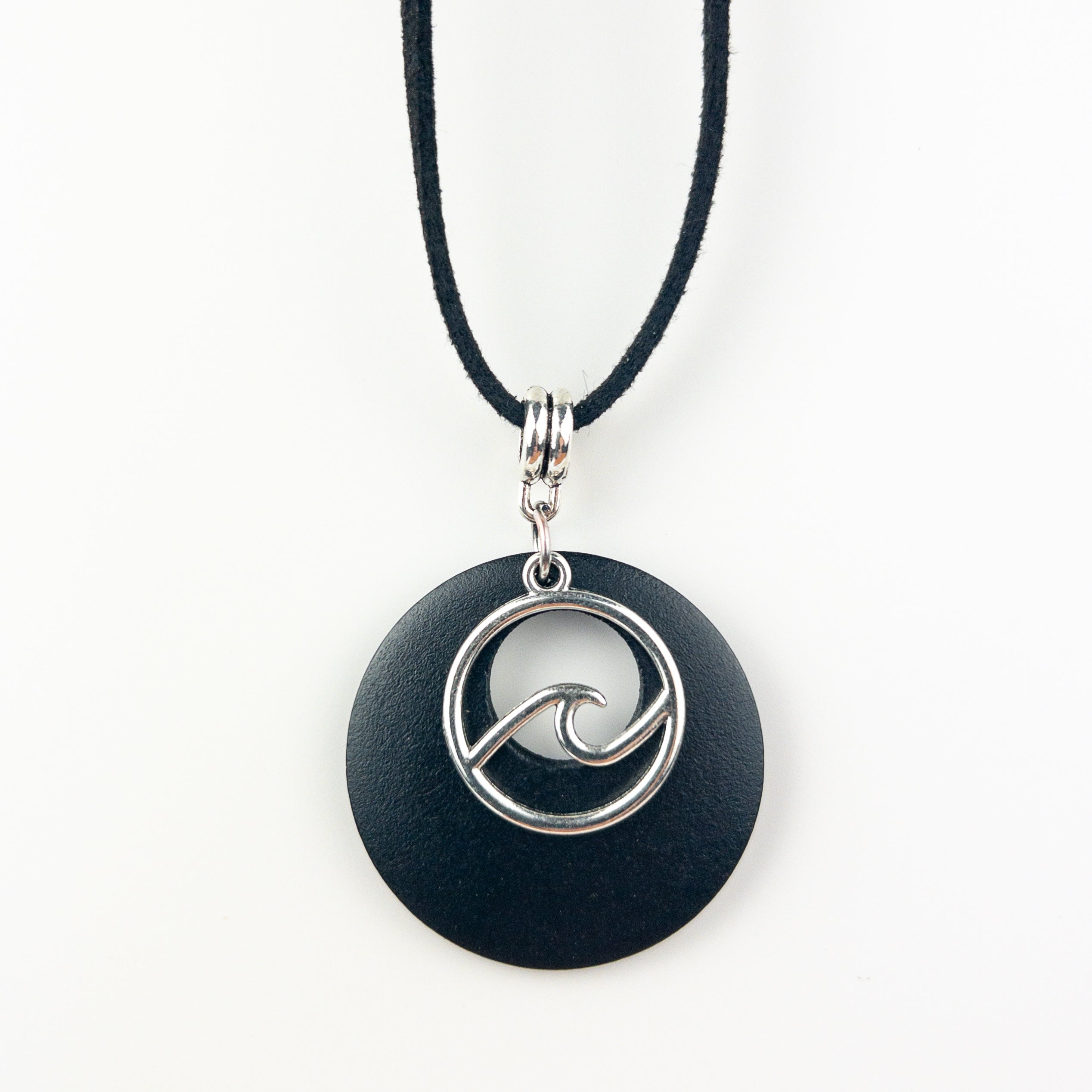 Wave on sale charm necklace