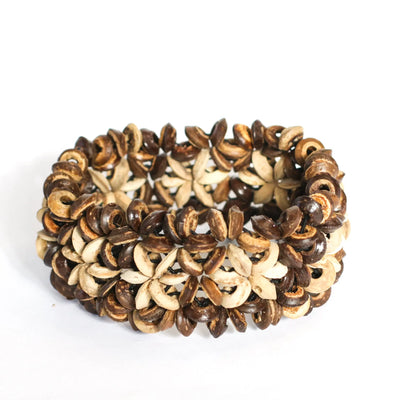 Wooden Beaded Bracelet- 5 Colours