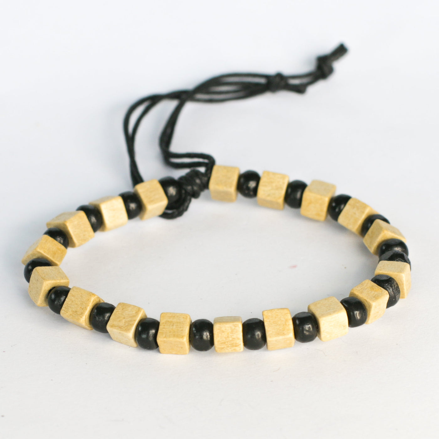 Wooden Beaded Bracelet- 9 Colours